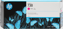 HP 738 / 676M7A magenta ink cartridge, 300 ml