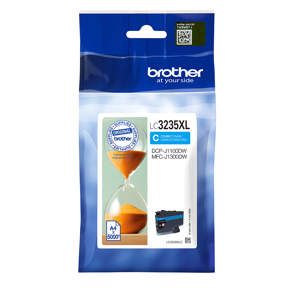 Brother LC-3235XLC / LC3235XLC cyan ink cartridge XL, 5,000 pages