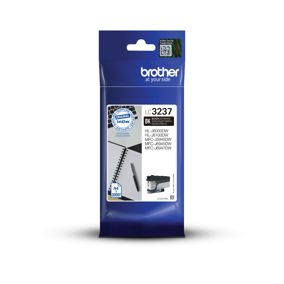 [LC3237BK] Cartouche d'encre Brother LC-3237BK / LC3237BK noire, 3 000 pages