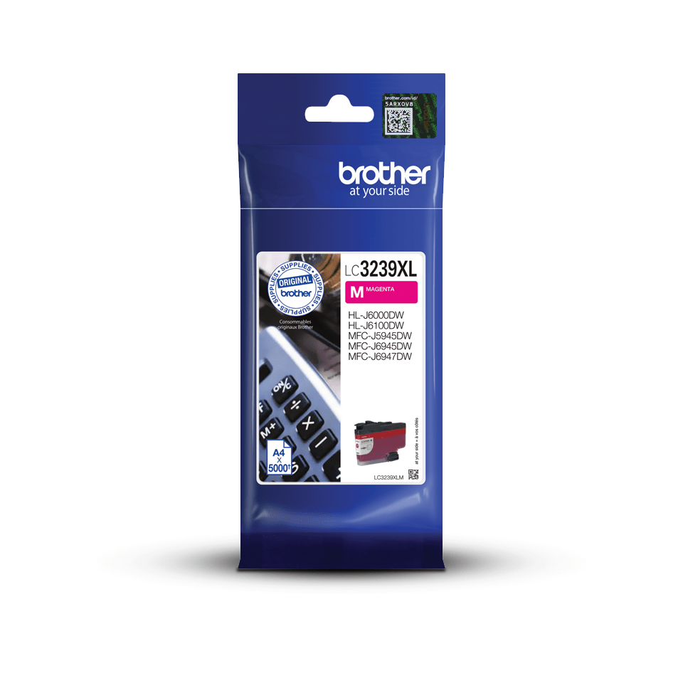 Brother LC-3239XLM / LC3239XLM magenta ink cartridge XL, 5,000 pages