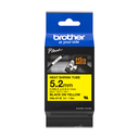 Brother Schrumpfschlauch HSe-611E / HSE611E, schwarz auf gelb, 5,2 mm x 1,5 m