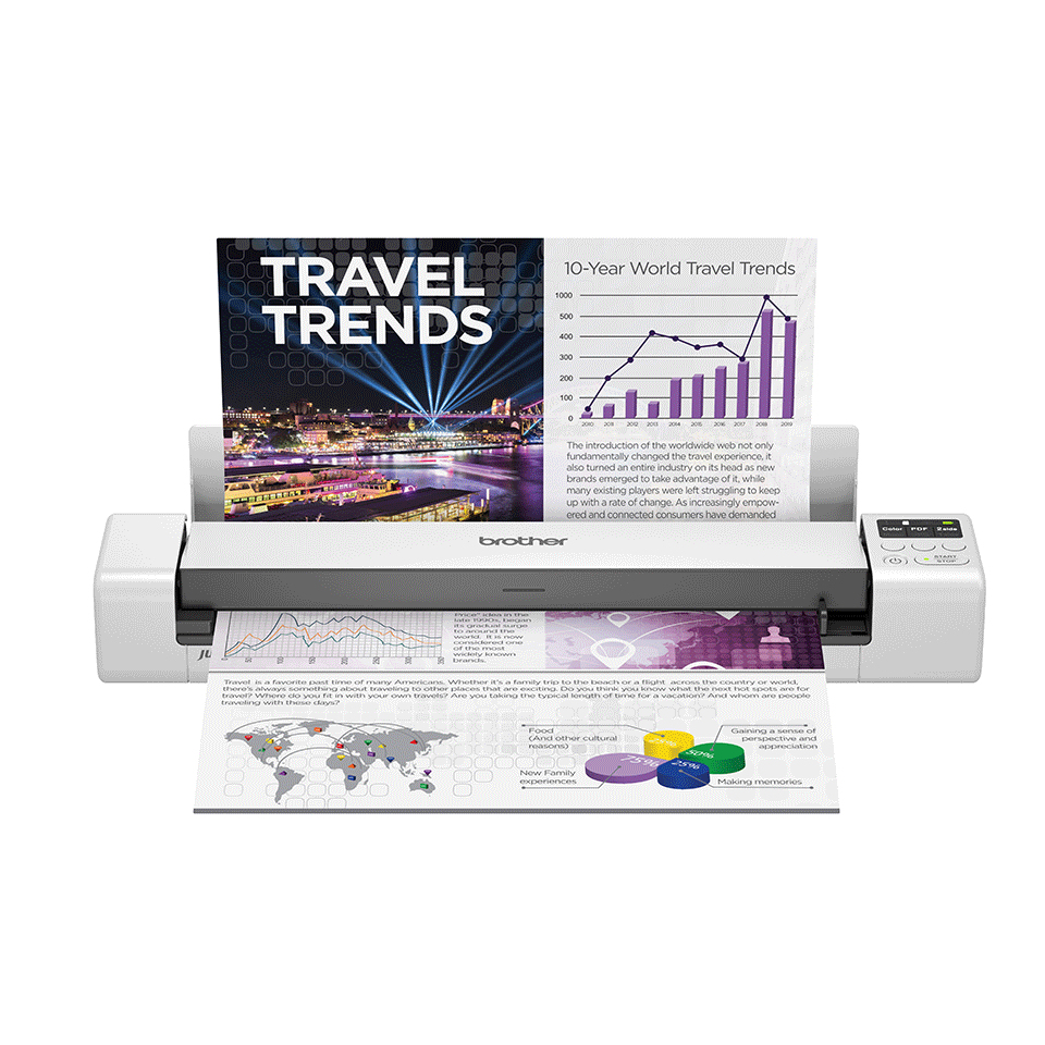 [DS940DWE] Brother DS-940DWe Mobiler Scanner, A4, 15 S./Min., Duplex
