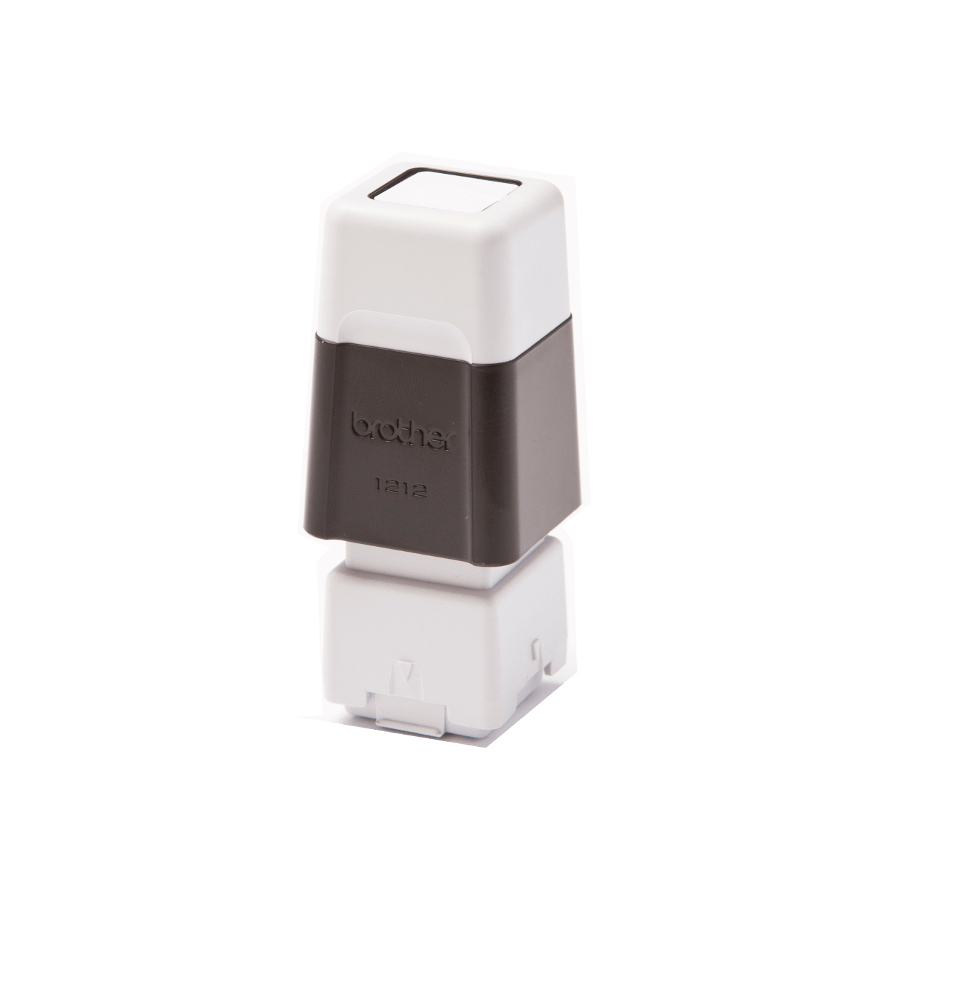 [PR1212B6P] Tampons Brother PR1212B6P 12 x 12 mm noir, lot de 6