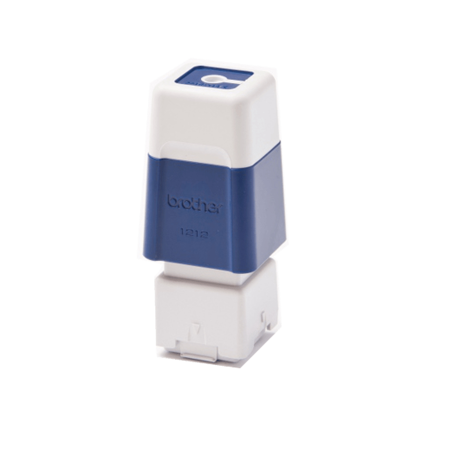 Tampons Brother PR1212E6P 12 x 12 mm bleu, lot de 6