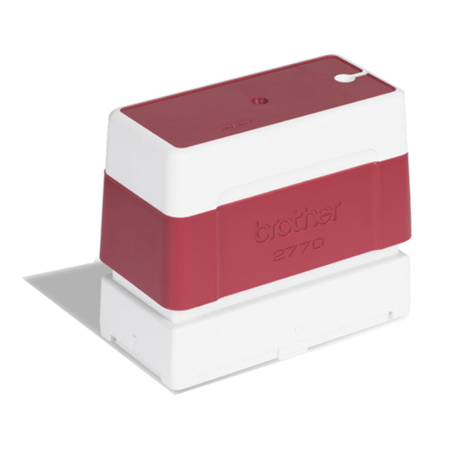 [PR2770R6P] Tampons Brother PR2770R6P 27 x 70 mm rouge, lot de 6