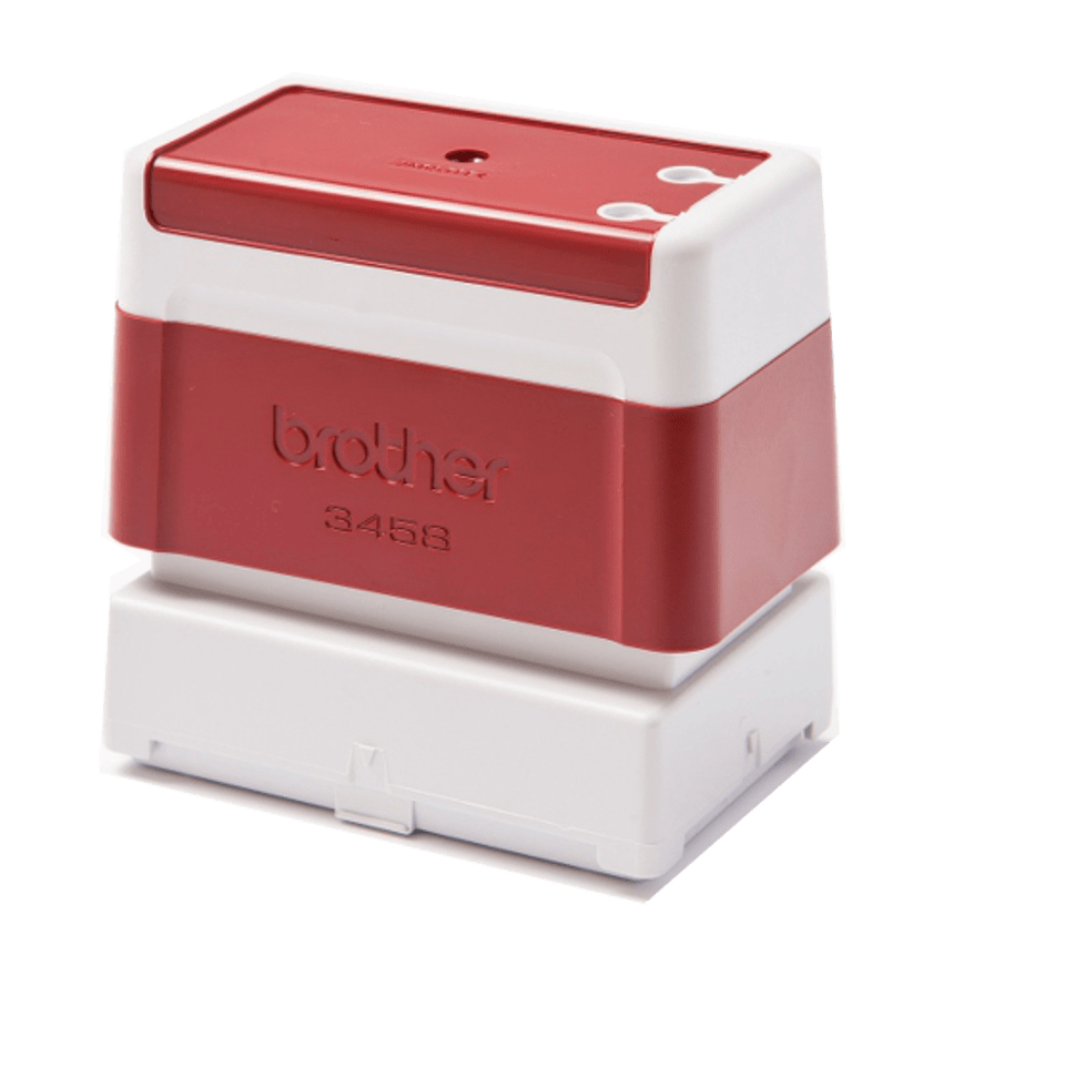 Brother PR3458R6P pre-inked stamps 34 x 58 mm red, pack of 6