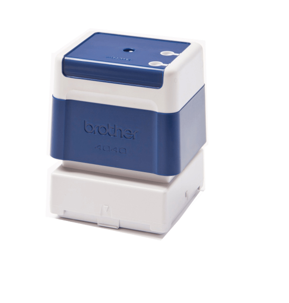 [PR4040E6P] Brother PR4040E6P pre-inked stamps 40 x 40 mm blue, pack of 6