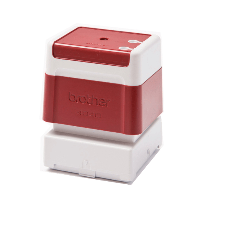 [PR4040R6P] Tampons Brother PR4040R6P 40 x 40 mm rouge, lot de 6