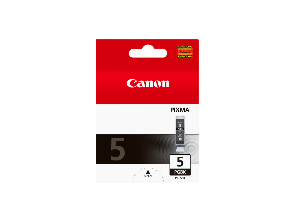 Tintenpatrone Canon PGI-5BK / 0628B001 Schwarz, 1.640 Seiten