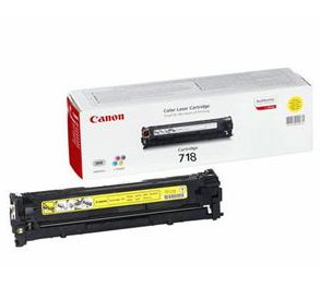 Canon 718YP / 2659B014 yellow toner, 2,900 pages