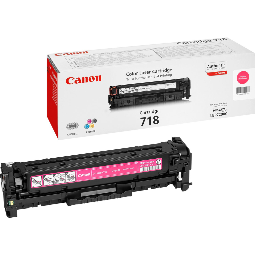 Canon 718 / 2660B002 magenta toner, 2,900 pages
