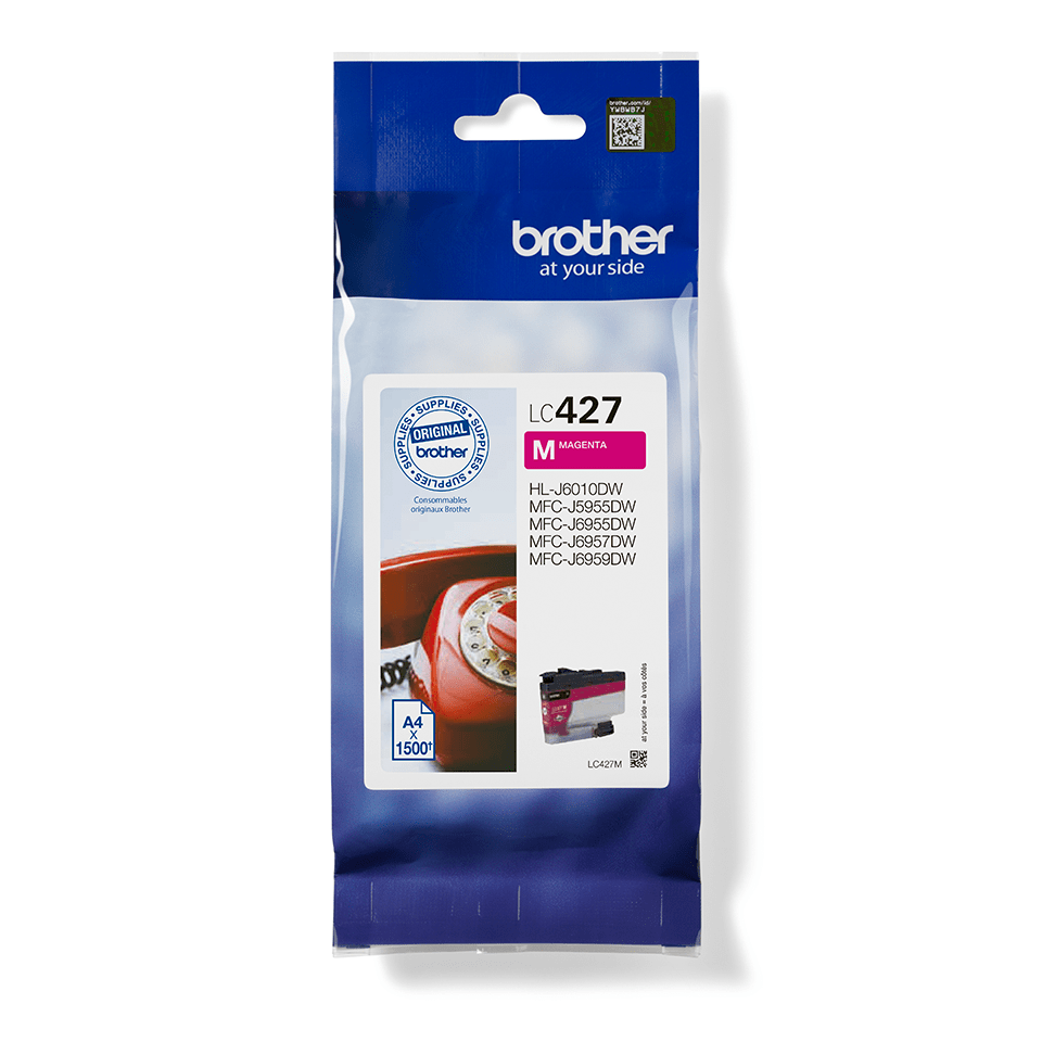 Cartouche d'encre Brother LC-427M / LC427M magenta, 1 500 pages
