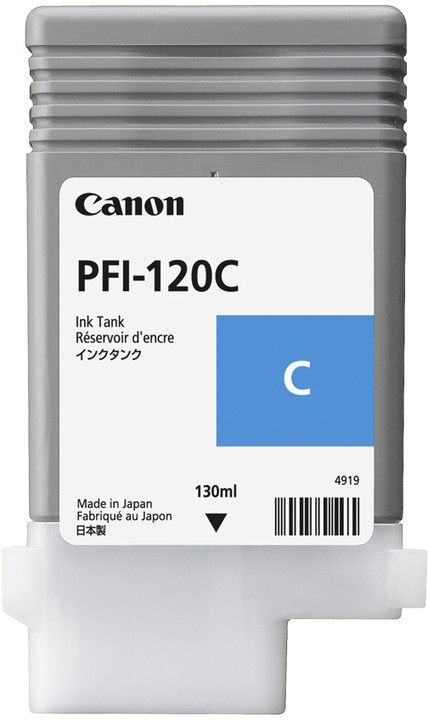 Cartouche d'encre Canon PFI-120C / 2886C001 cyan, 130 ml