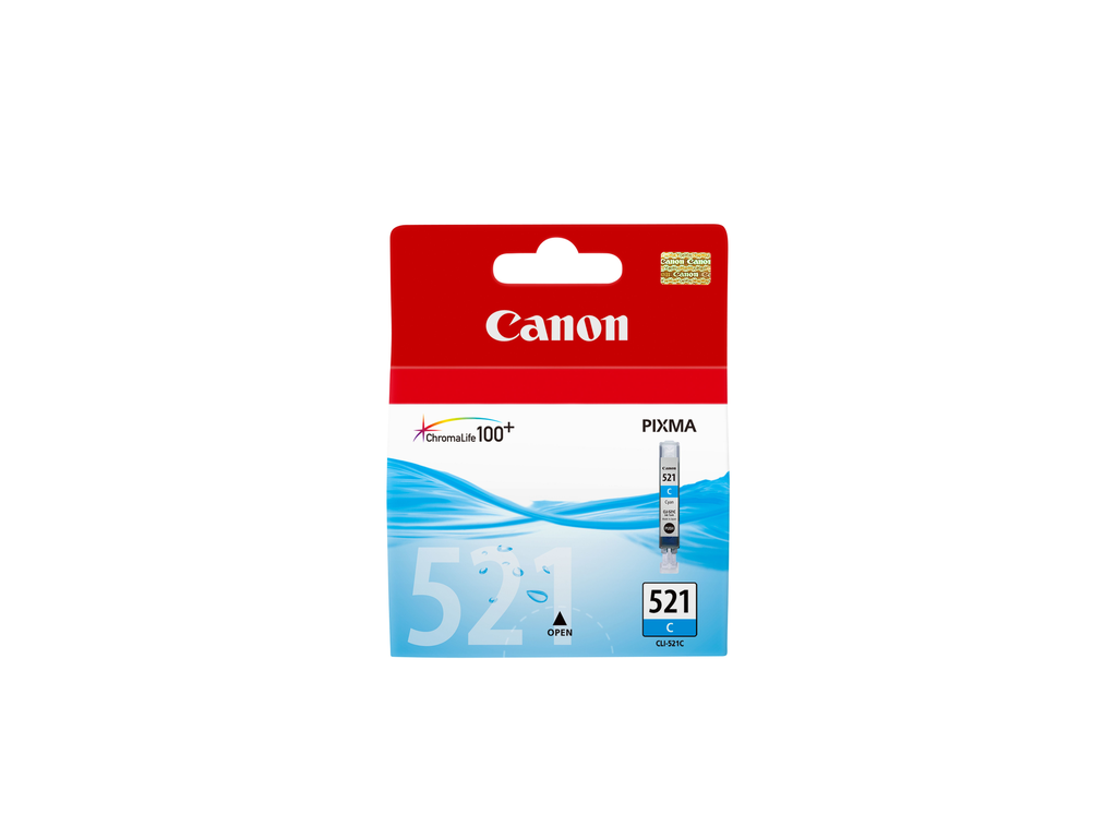 [2934B001] Canon CLI-521C / 2934B001 cyan ink cartridge, 505 pages