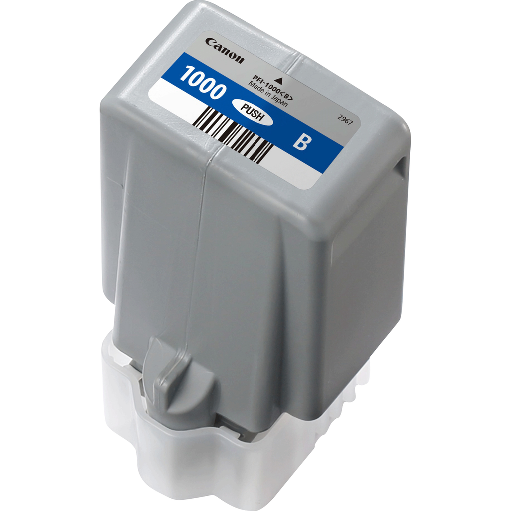 Canon PFI-1000 B / 0555C001 blue ink cartridge, 80 ml