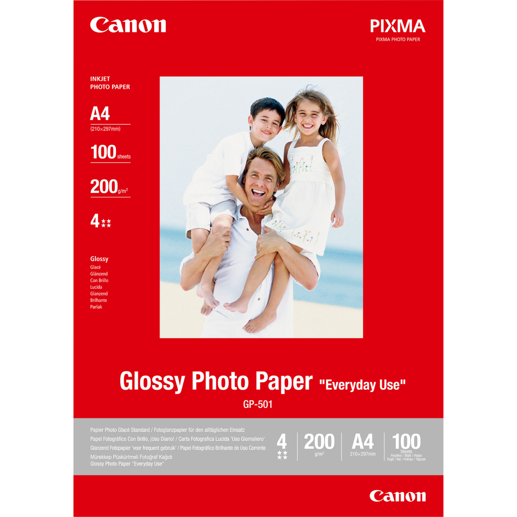 [0775B001] Papier photo Canon GP-501 / 0775B001, A4, 100 feuilles