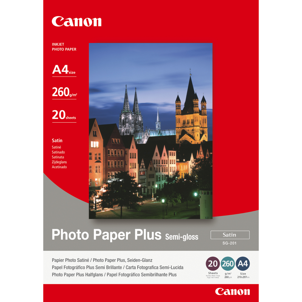 [1686B021] Fotopapier Canon SG-201 / 1686B021, A4, 20 Blatt