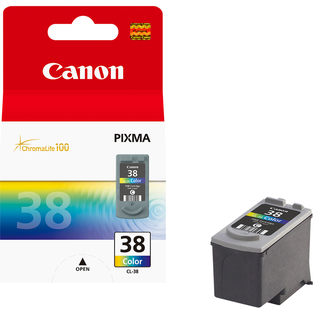 Tintenpatrone Canon CL-38 / 2146B001 Dreifarbig, 207 Seiten