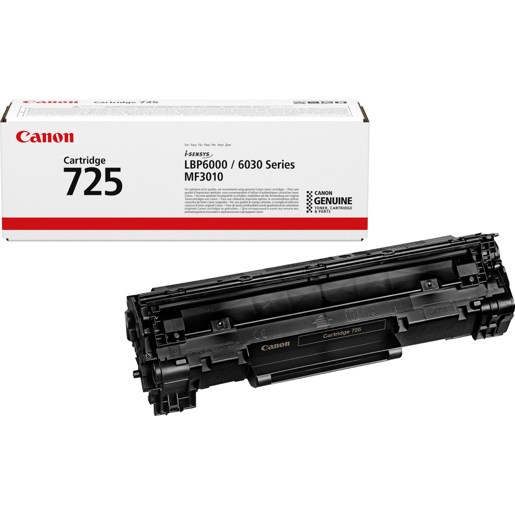 Toner Canon 725 / 3484B002 Schwarz, 1.600 Seiten