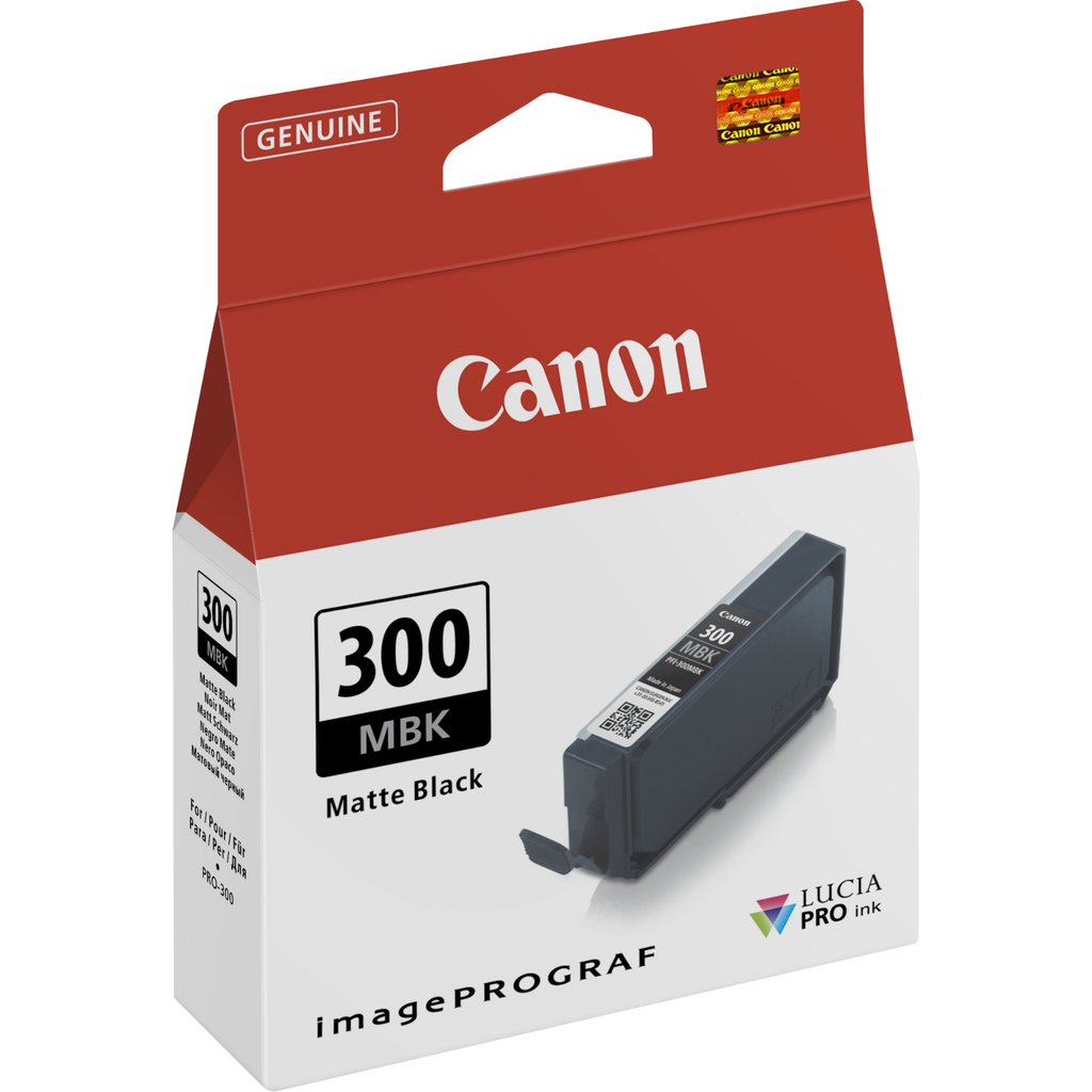 Canon PFI-300 / 4192C001 matte black ink cartridge, 1,750 pages
