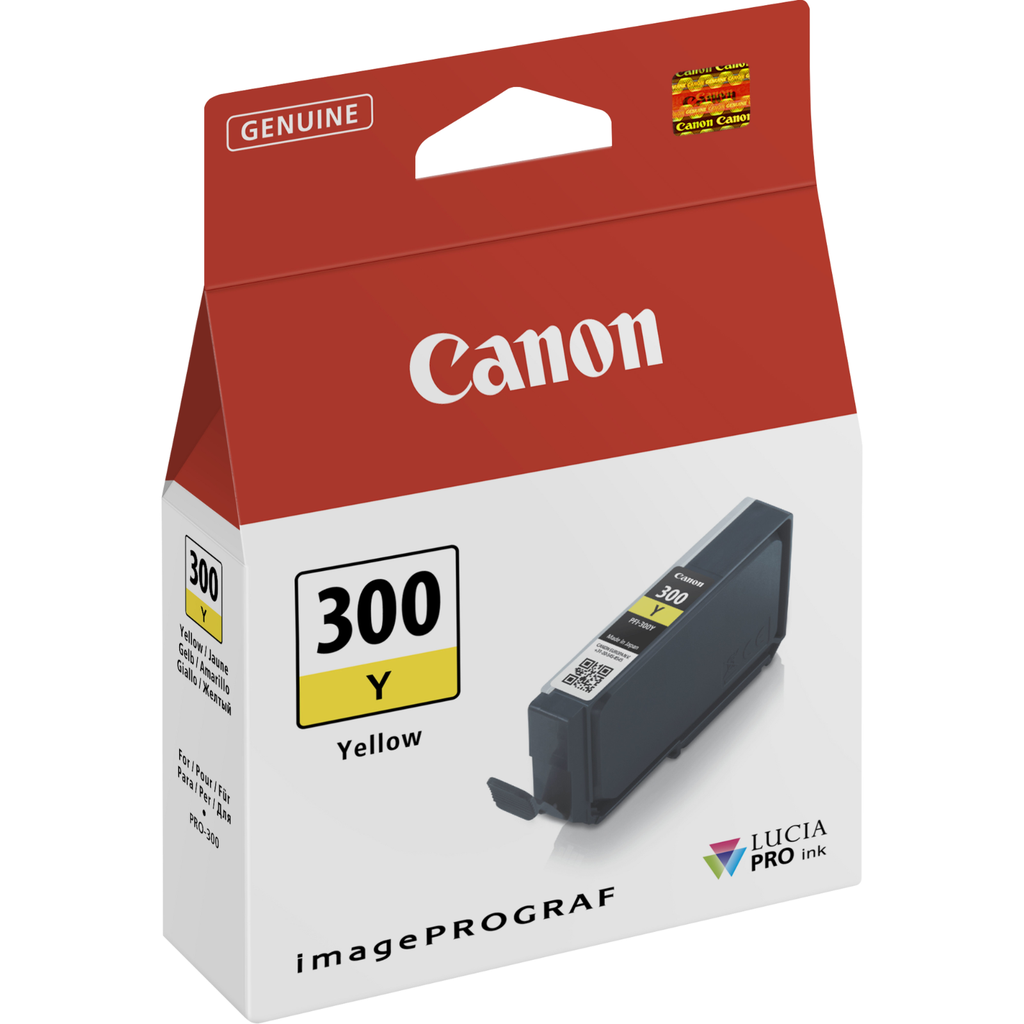 [4196C001] Canon PFI-300 / 4196C001 yellow ink cartridge, 530 pages