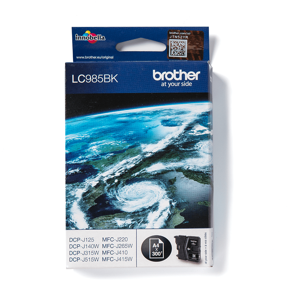 Brother Tintenpatrone LC-985BK / LC985BK Schwarz, 300 Seiten