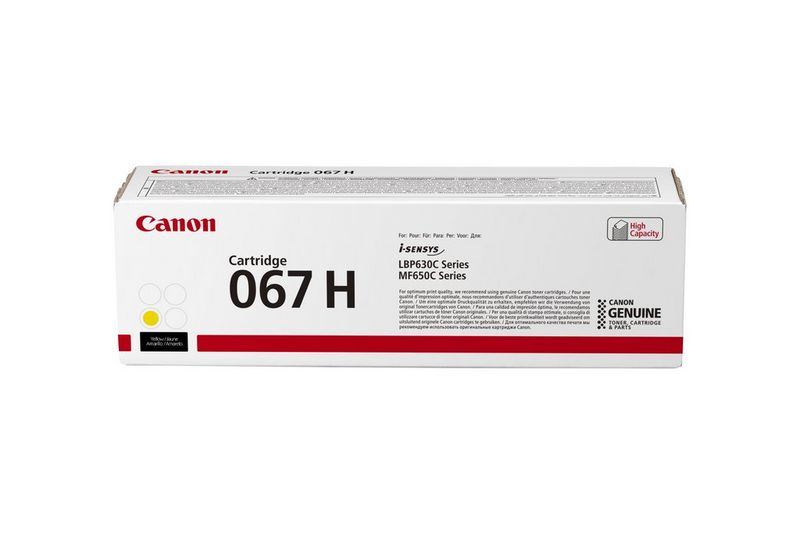 Canon 067H / 5103C002 yellow XL toner, 2,350 pages