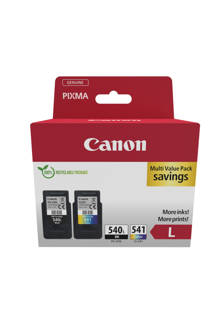 Pack Canon PG540L/CL541XL / 5224B013 4 couleurs XL