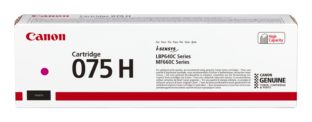 Toner Canon 075H / 6367C002 magenta XL, 2 500 pages
