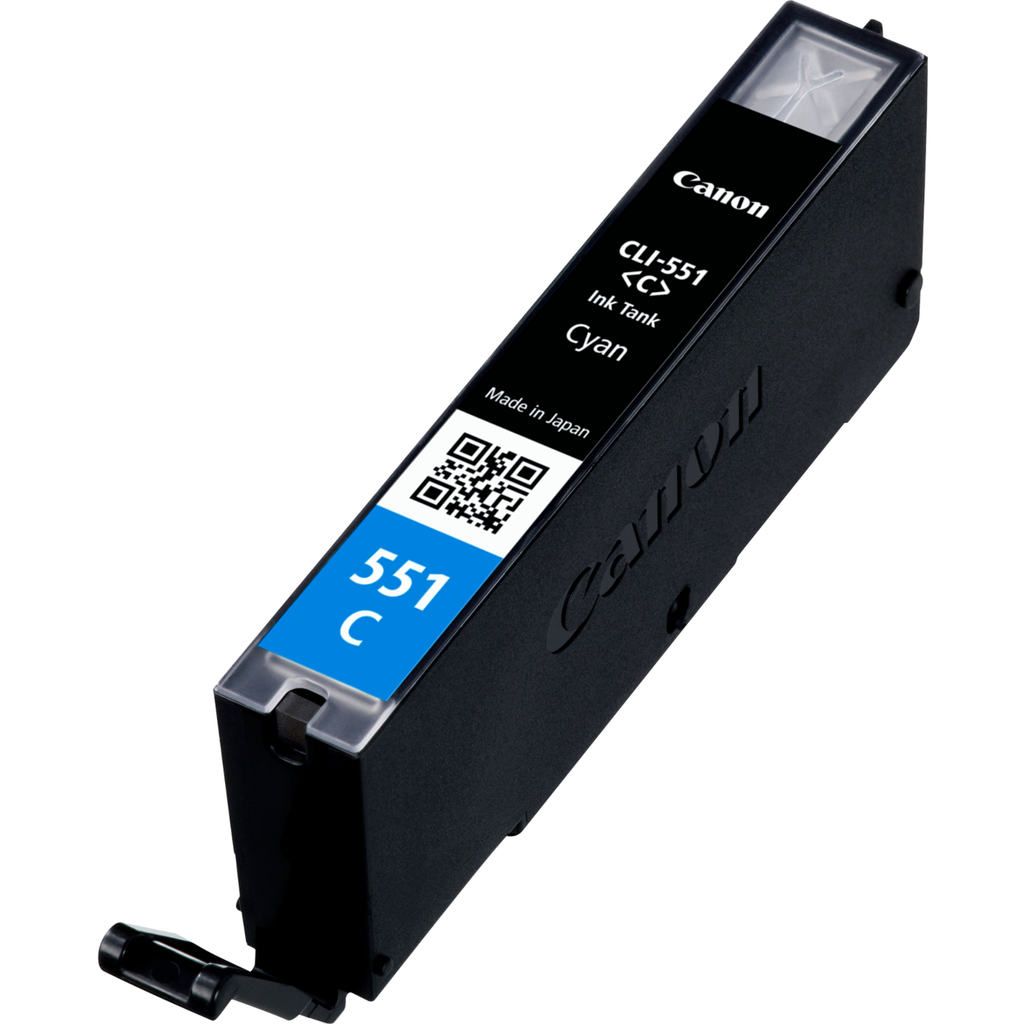 Tintenpatrone Canon CLI-551C / 6509B001 Cyan, 304 Seiten