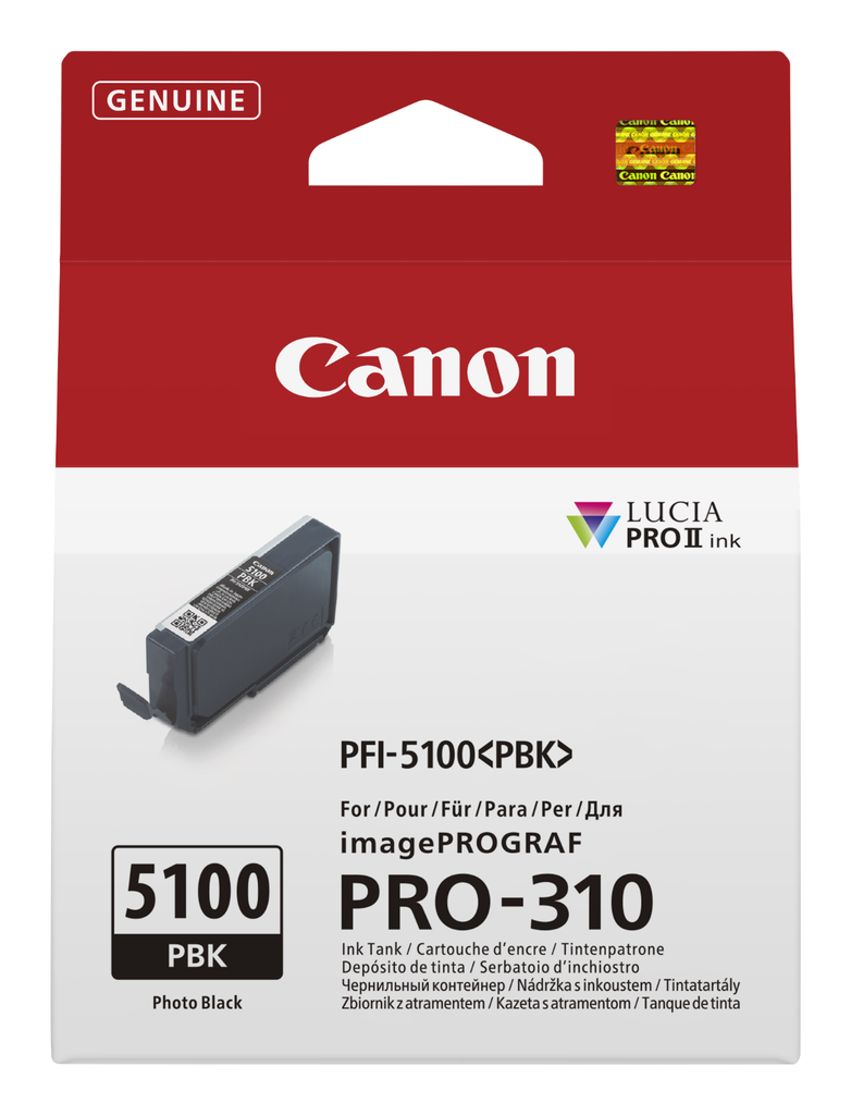 Tintenpatrone Canon PFI-5100 / 6952C001 Schwarz, 144 ml