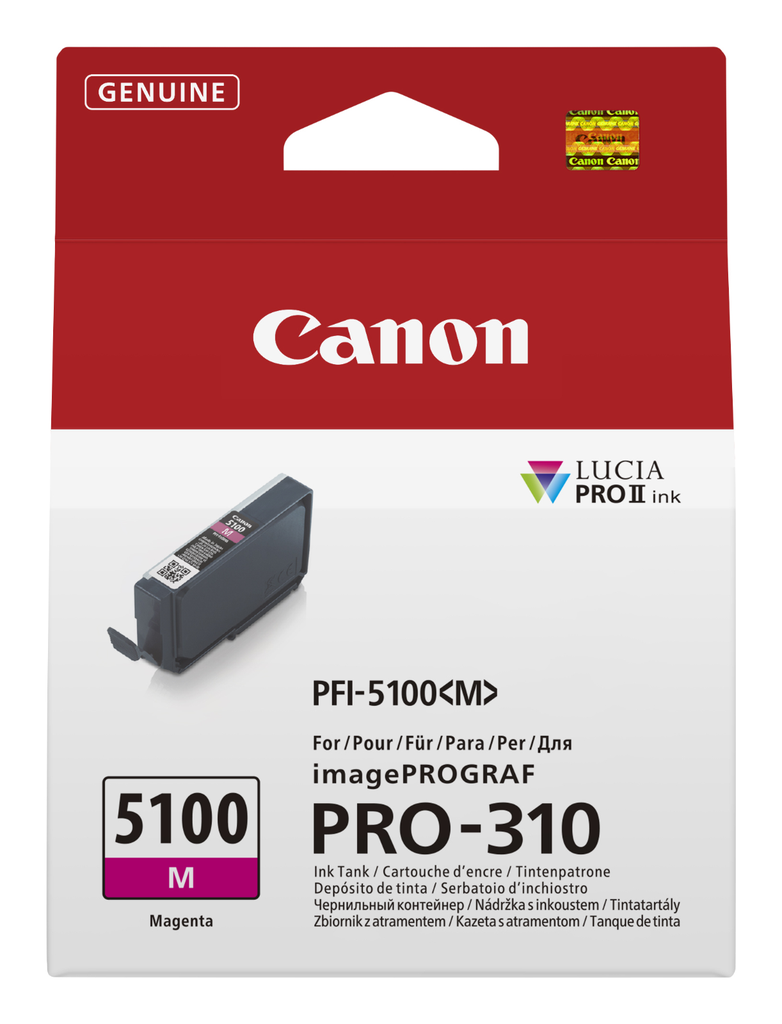 Tintenpatrone Canon PFI-5100 / 6954C001 Magenta, 144 ml