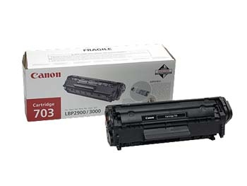 3er-Pack Toner Canon 703 / 7616A005 Schwarz, 3 x 2.000 Seiten