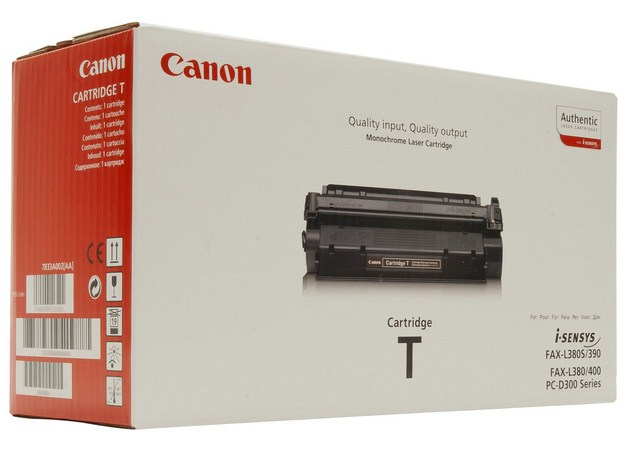 Canon T / 7833A002 black toner, 3,500 pages