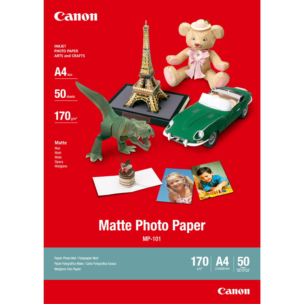 [7981A005] Papier photo Canon MP-101 / 7981A005, A4, 50 feuilles
