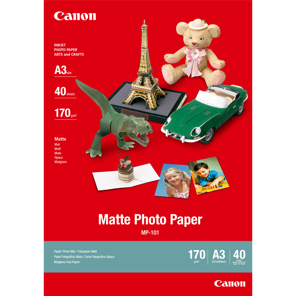 [7981A008] Papier photo Canon MP-101 A3 / 7981A008, A3, 40 feuilles