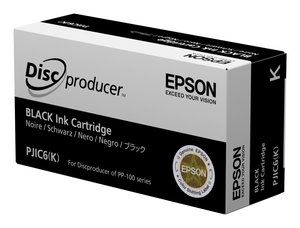Cartouche d'encre Epson PJIC7K / C13S020693 noire, 322 ml