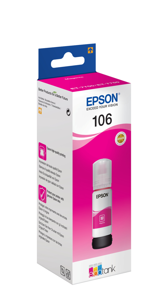 [C13T00R340] Tintenflasche Epson 106 / C13T00R340 Magenta, 70 ml