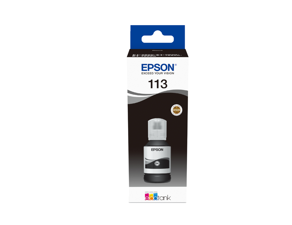 [C13T06B140] Tintenflasche Epson 113 / C13T06B140 Schwarz, 7.500 Seiten
