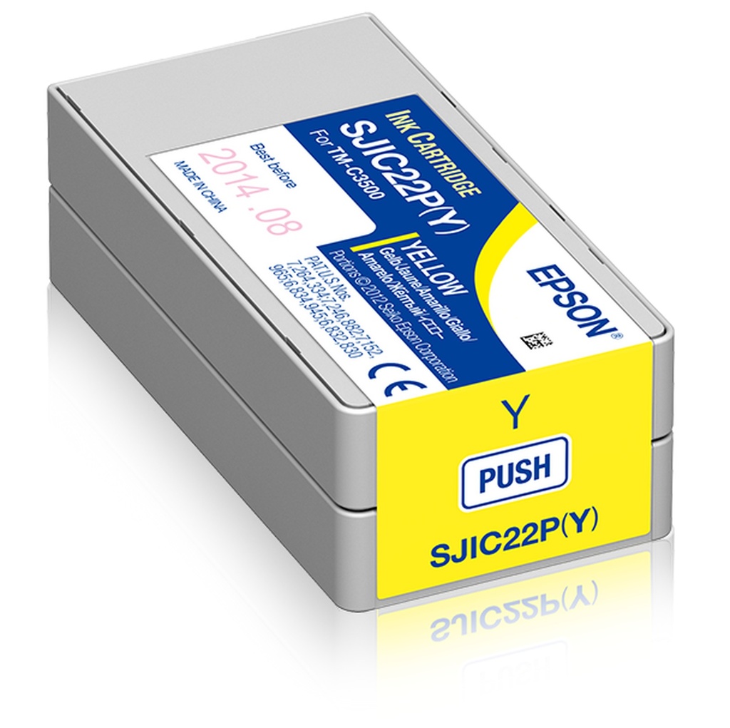 Tintenpatrone Epson SJIC22PY / C33S020604 Gelb, 325 ml