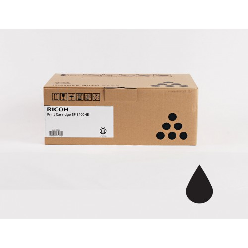 [407647] Toner Ricoh SP3400LE / 407647 Schwarz, 2.500 Seiten