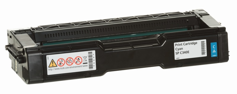 Toner Ricoh SPC340 / 407900 Cyan, 5.000 Seiten