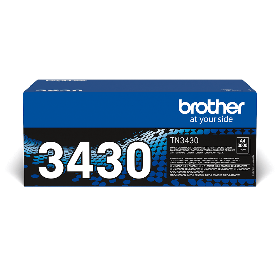 Toner Brother TN-3430 / TN3430 noir, 3 000 pages