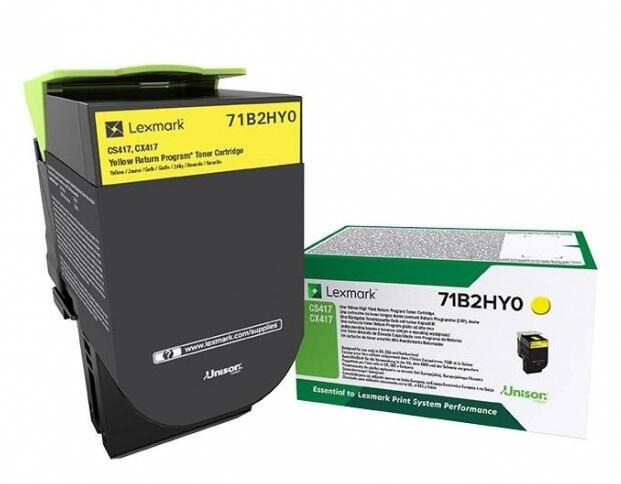 Toner Lexmark 71B2HY0 Gelb