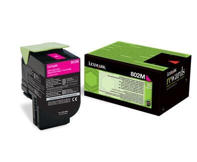 [80C20M0] Lexmark 802M / 80C20M0 magenta toner, 1,000 pages