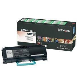 [E260A11E] Lexmark E260A11E black toner, 3,500 pages