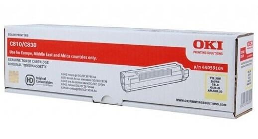 [44059105] Toner OKI 44059105 Gelb, 8.000 Seiten