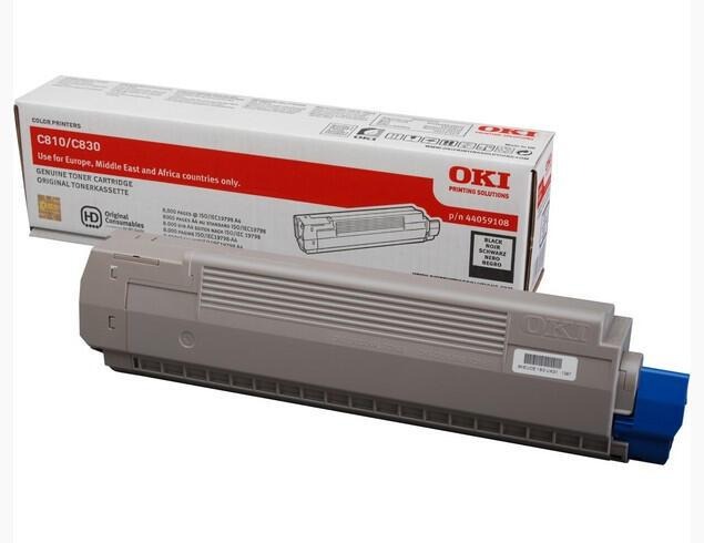 [44059108] Toner OKI 44059108 noir, 8 000 pages