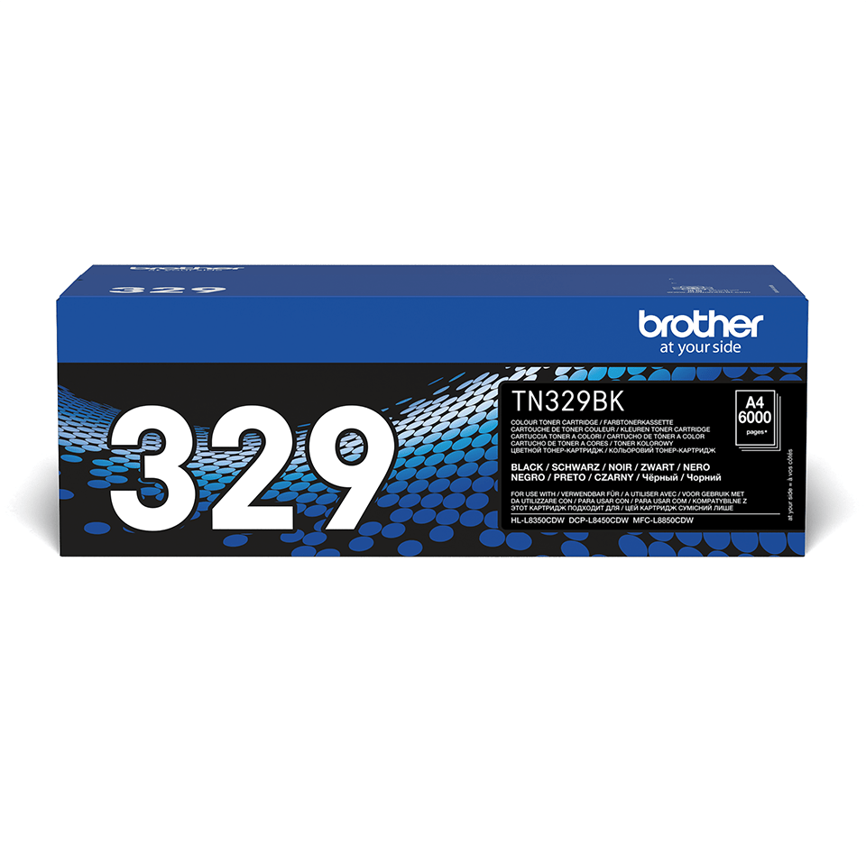 Brother Toner TN-329BK / TN329BK Schwarz, 6.000 Seiten
