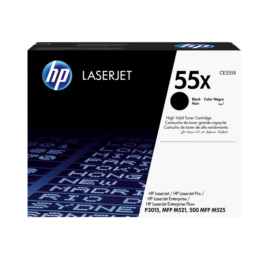 Toner HP Contract 55X / CE255XC Schwarz XL, 12.500 Seiten